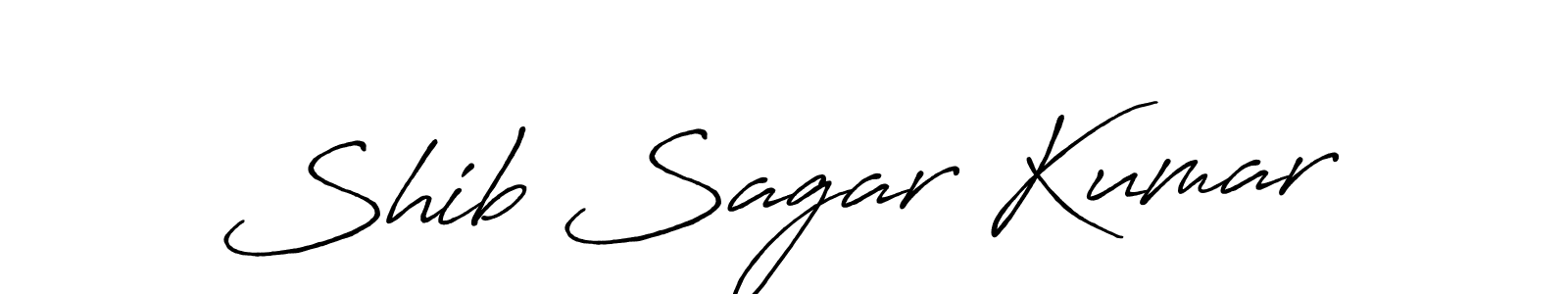 Design your own signature with our free online signature maker. With this signature software, you can create a handwritten (Antro_Vectra_Bolder) signature for name Shib Sagar Kumar. Shib Sagar Kumar signature style 7 images and pictures png