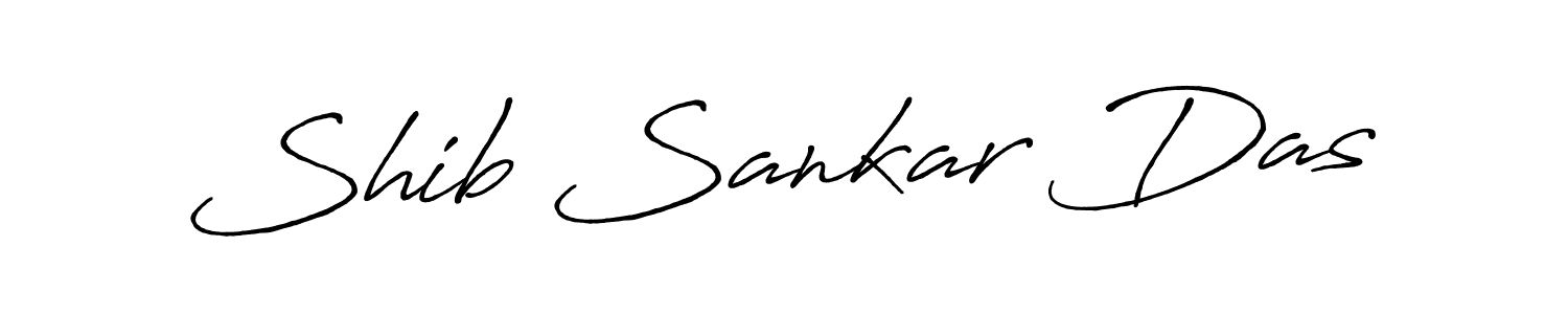 Create a beautiful signature design for name Shib Sankar Das. With this signature (Antro_Vectra_Bolder) fonts, you can make a handwritten signature for free. Shib Sankar Das signature style 7 images and pictures png
