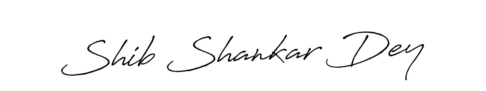 How to make Shib Shankar Dey name signature. Use Antro_Vectra_Bolder style for creating short signs online. This is the latest handwritten sign. Shib Shankar Dey signature style 7 images and pictures png