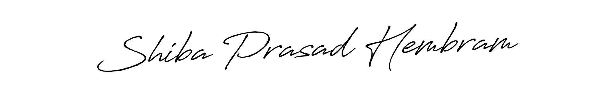 Create a beautiful signature design for name Shiba Prasad Hembram. With this signature (Antro_Vectra_Bolder) fonts, you can make a handwritten signature for free. Shiba Prasad Hembram signature style 7 images and pictures png