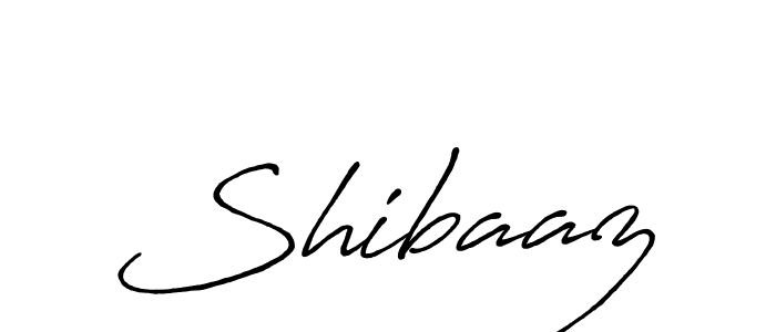 Create a beautiful signature design for name Shibaaz. With this signature (Antro_Vectra_Bolder) fonts, you can make a handwritten signature for free. Shibaaz signature style 7 images and pictures png