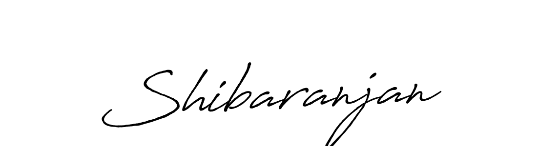Make a beautiful signature design for name Shibaranjan. With this signature (Antro_Vectra_Bolder) style, you can create a handwritten signature for free. Shibaranjan signature style 7 images and pictures png