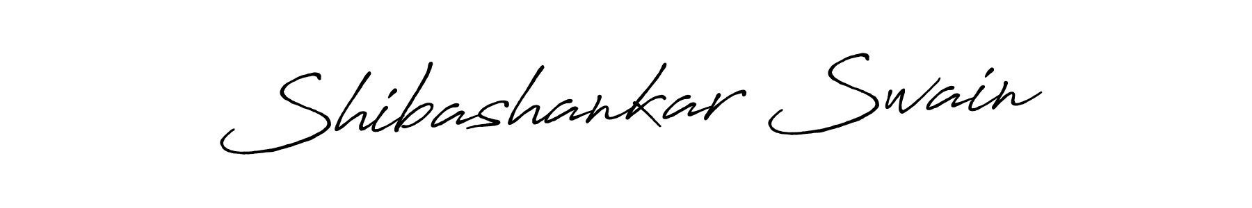 Create a beautiful signature design for name Shibashankar Swain. With this signature (Antro_Vectra_Bolder) fonts, you can make a handwritten signature for free. Shibashankar Swain signature style 7 images and pictures png