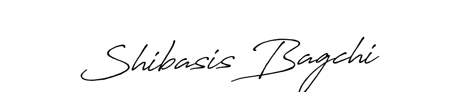 Design your own signature with our free online signature maker. With this signature software, you can create a handwritten (Antro_Vectra_Bolder) signature for name Shibasis Bagchi. Shibasis Bagchi signature style 7 images and pictures png