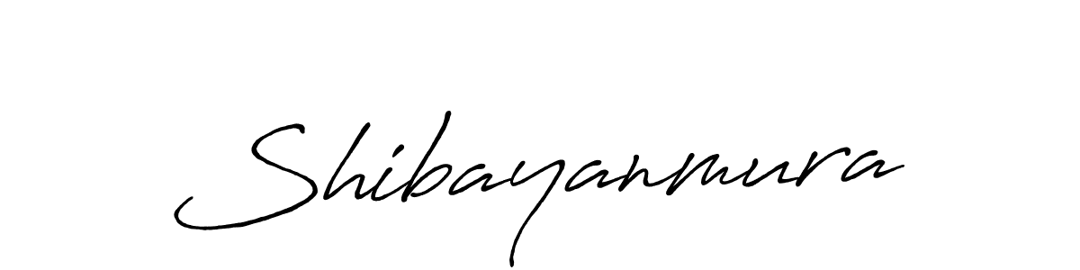 How to make Shibayanmura name signature. Use Antro_Vectra_Bolder style for creating short signs online. This is the latest handwritten sign. Shibayanmura signature style 7 images and pictures png