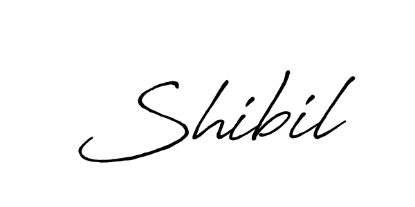 Shibil stylish signature style. Best Handwritten Sign (Antro_Vectra_Bolder) for my name. Handwritten Signature Collection Ideas for my name Shibil. Shibil signature style 7 images and pictures png