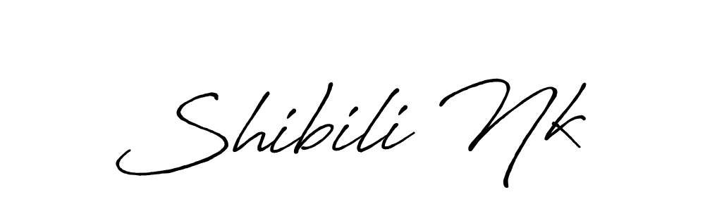 Also You can easily find your signature by using the search form. We will create Shibili Nk name handwritten signature images for you free of cost using Antro_Vectra_Bolder sign style. Shibili Nk signature style 7 images and pictures png