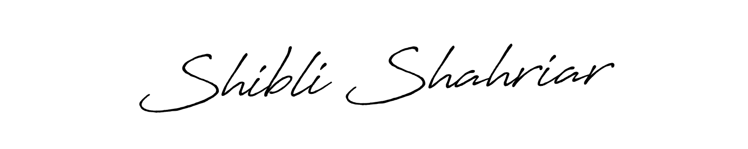 Antro_Vectra_Bolder is a professional signature style that is perfect for those who want to add a touch of class to their signature. It is also a great choice for those who want to make their signature more unique. Get Shibli Shahriar name to fancy signature for free. Shibli Shahriar signature style 7 images and pictures png
