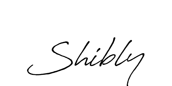 Create a beautiful signature design for name Shibly. With this signature (Antro_Vectra_Bolder) fonts, you can make a handwritten signature for free. Shibly signature style 7 images and pictures png