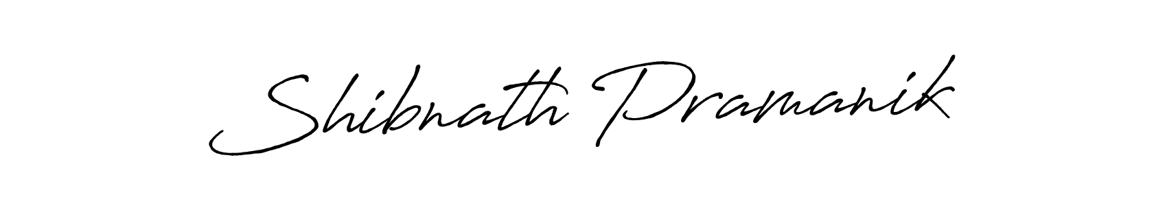 How to make Shibnath Pramanik signature? Antro_Vectra_Bolder is a professional autograph style. Create handwritten signature for Shibnath Pramanik name. Shibnath Pramanik signature style 7 images and pictures png