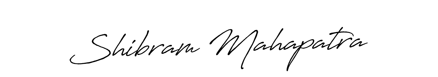 How to make Shibram Mahapatra name signature. Use Antro_Vectra_Bolder style for creating short signs online. This is the latest handwritten sign. Shibram Mahapatra signature style 7 images and pictures png