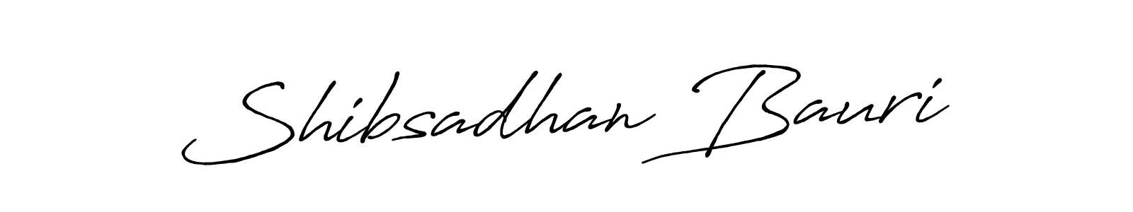 Create a beautiful signature design for name Shibsadhan Bauri. With this signature (Antro_Vectra_Bolder) fonts, you can make a handwritten signature for free. Shibsadhan Bauri signature style 7 images and pictures png