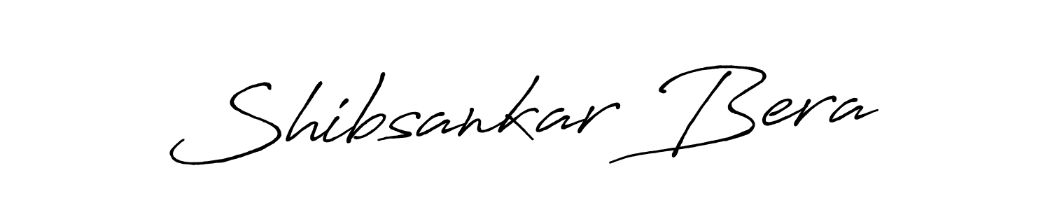 The best way (Antro_Vectra_Bolder) to make a short signature is to pick only two or three words in your name. The name Shibsankar Bera include a total of six letters. For converting this name. Shibsankar Bera signature style 7 images and pictures png