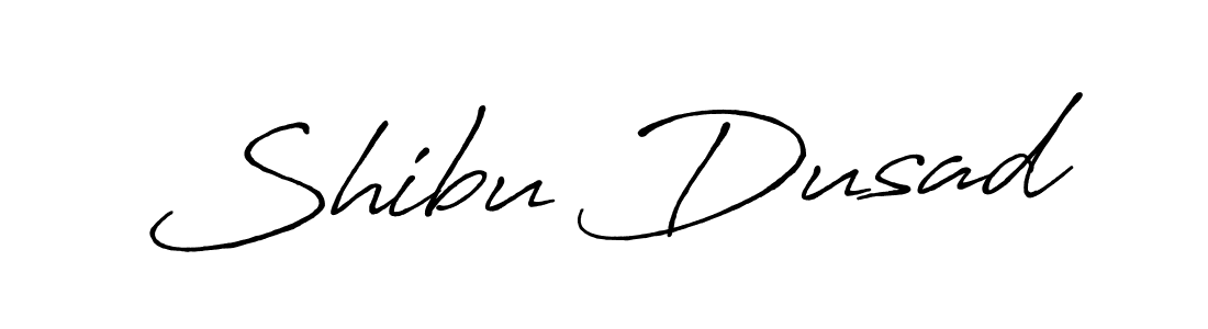 Use a signature maker to create a handwritten signature online. With this signature software, you can design (Antro_Vectra_Bolder) your own signature for name Shibu Dusad. Shibu Dusad signature style 7 images and pictures png