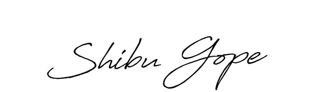 The best way (Antro_Vectra_Bolder) to make a short signature is to pick only two or three words in your name. The name Shibu Gope include a total of six letters. For converting this name. Shibu Gope signature style 7 images and pictures png