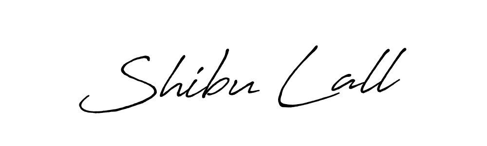 Also we have Shibu Lall name is the best signature style. Create professional handwritten signature collection using Antro_Vectra_Bolder autograph style. Shibu Lall signature style 7 images and pictures png