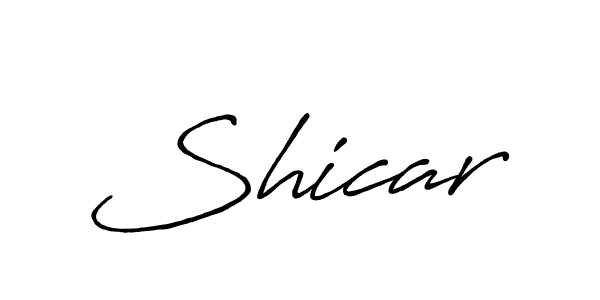 Design your own signature with our free online signature maker. With this signature software, you can create a handwritten (Antro_Vectra_Bolder) signature for name Shicar. Shicar signature style 7 images and pictures png