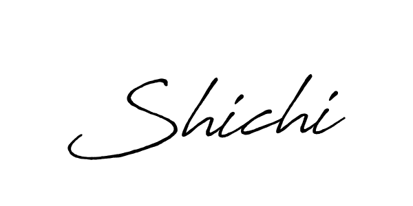 Design your own signature with our free online signature maker. With this signature software, you can create a handwritten (Antro_Vectra_Bolder) signature for name Shichi. Shichi signature style 7 images and pictures png