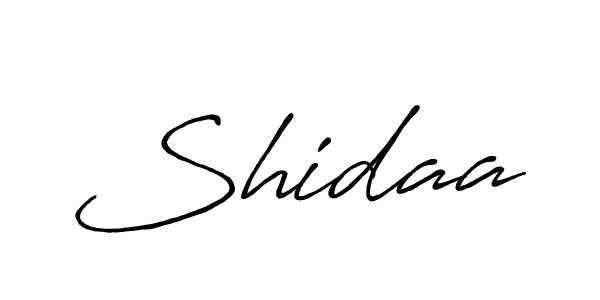 Create a beautiful signature design for name Shidaa. With this signature (Antro_Vectra_Bolder) fonts, you can make a handwritten signature for free. Shidaa signature style 7 images and pictures png