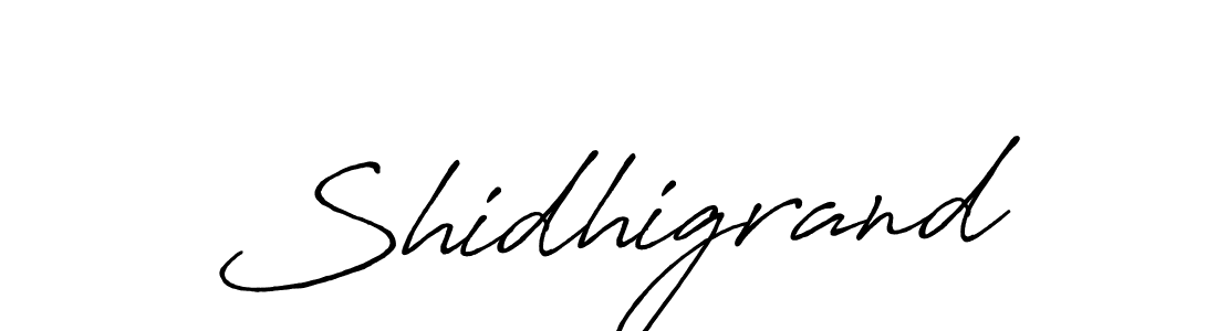 Use a signature maker to create a handwritten signature online. With this signature software, you can design (Antro_Vectra_Bolder) your own signature for name Shidhigrand. Shidhigrand signature style 7 images and pictures png