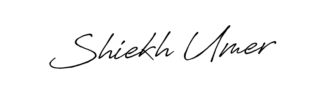 Shiekh Umer stylish signature style. Best Handwritten Sign (Antro_Vectra_Bolder) for my name. Handwritten Signature Collection Ideas for my name Shiekh Umer. Shiekh Umer signature style 7 images and pictures png