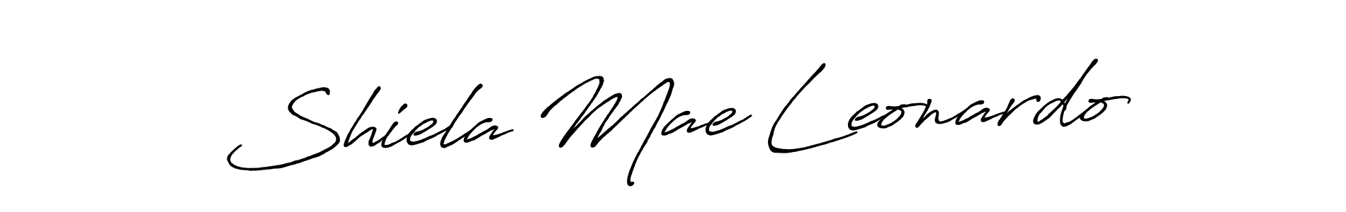 Similarly Antro_Vectra_Bolder is the best handwritten signature design. Signature creator online .You can use it as an online autograph creator for name Shiela Mae Leonardo. Shiela Mae Leonardo signature style 7 images and pictures png