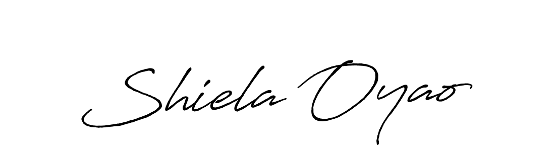 Similarly Antro_Vectra_Bolder is the best handwritten signature design. Signature creator online .You can use it as an online autograph creator for name Shiela Oyao. Shiela Oyao signature style 7 images and pictures png