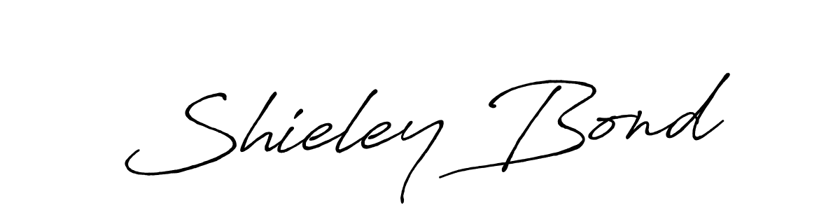 Make a beautiful signature design for name Shieley Bond. Use this online signature maker to create a handwritten signature for free. Shieley Bond signature style 7 images and pictures png