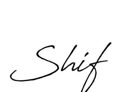 Use a signature maker to create a handwritten signature online. With this signature software, you can design (Antro_Vectra_Bolder) your own signature for name Shif. Shif signature style 7 images and pictures png