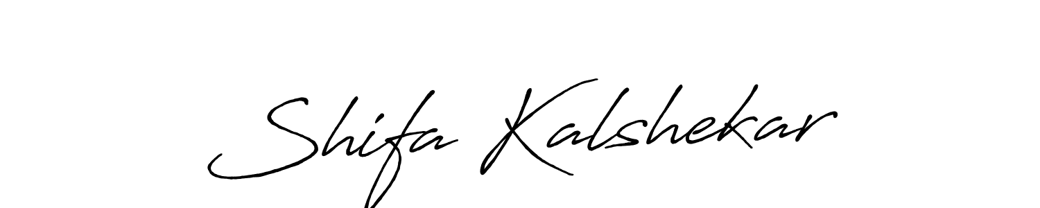 Make a beautiful signature design for name Shifa Kalshekar. Use this online signature maker to create a handwritten signature for free. Shifa Kalshekar signature style 7 images and pictures png
