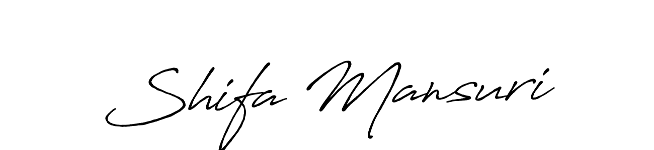 See photos of Shifa Mansuri official signature by Spectra . Check more albums & portfolios. Read reviews & check more about Antro_Vectra_Bolder font. Shifa Mansuri signature style 7 images and pictures png