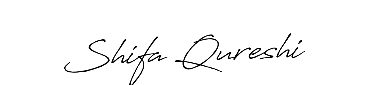 Once you've used our free online signature maker to create your best signature Antro_Vectra_Bolder style, it's time to enjoy all of the benefits that Shifa Qureshi name signing documents. Shifa Qureshi signature style 7 images and pictures png