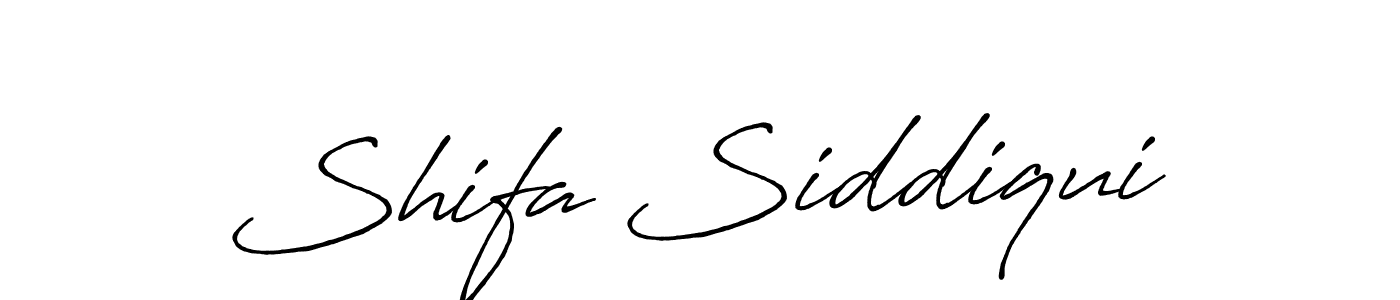 Shifa Siddiqui stylish signature style. Best Handwritten Sign (Antro_Vectra_Bolder) for my name. Handwritten Signature Collection Ideas for my name Shifa Siddiqui. Shifa Siddiqui signature style 7 images and pictures png