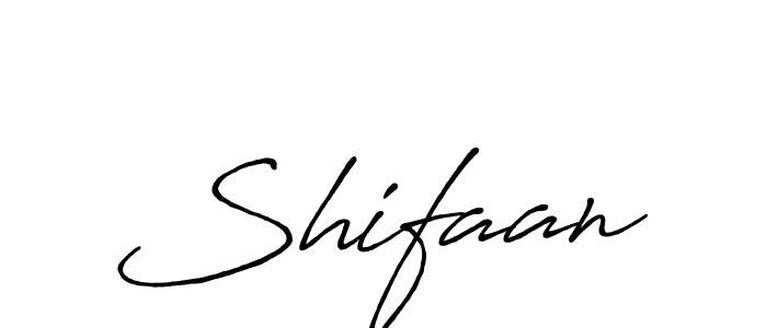 How to make Shifaan name signature. Use Antro_Vectra_Bolder style for creating short signs online. This is the latest handwritten sign. Shifaan signature style 7 images and pictures png