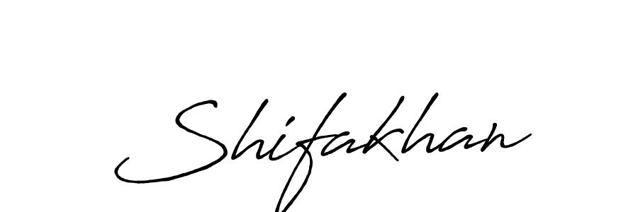 Also we have Shifakhan name is the best signature style. Create professional handwritten signature collection using Antro_Vectra_Bolder autograph style. Shifakhan signature style 7 images and pictures png