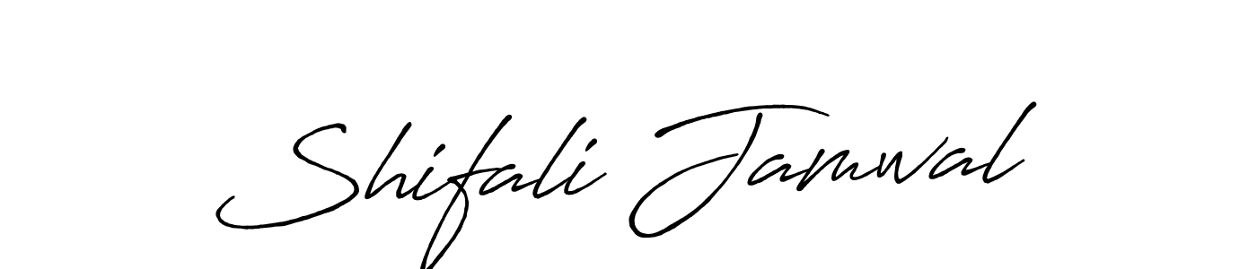 Make a short Shifali Jamwal signature style. Manage your documents anywhere anytime using Antro_Vectra_Bolder. Create and add eSignatures, submit forms, share and send files easily. Shifali Jamwal signature style 7 images and pictures png