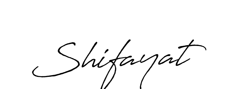Shifayat stylish signature style. Best Handwritten Sign (Antro_Vectra_Bolder) for my name. Handwritten Signature Collection Ideas for my name Shifayat. Shifayat signature style 7 images and pictures png