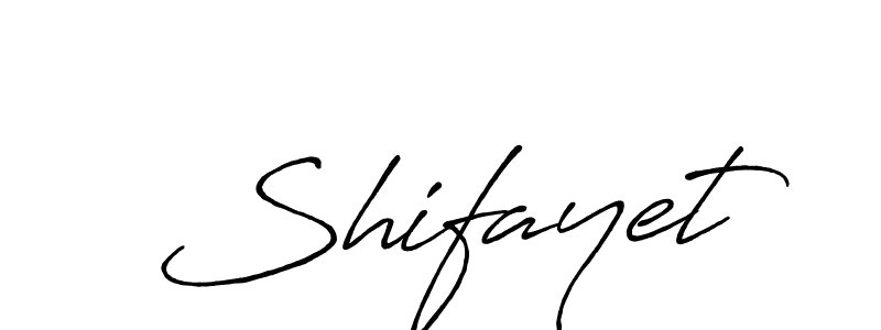 How to make Shifayet signature? Antro_Vectra_Bolder is a professional autograph style. Create handwritten signature for Shifayet name. Shifayet signature style 7 images and pictures png