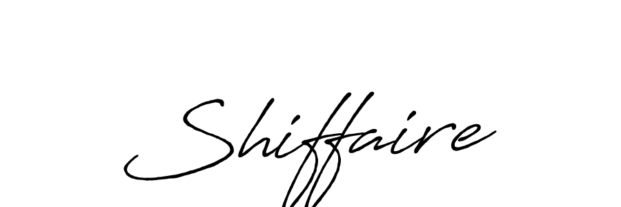 How to make Shiffaire signature? Antro_Vectra_Bolder is a professional autograph style. Create handwritten signature for Shiffaire name. Shiffaire signature style 7 images and pictures png