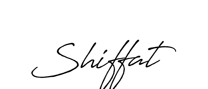 Shiffat stylish signature style. Best Handwritten Sign (Antro_Vectra_Bolder) for my name. Handwritten Signature Collection Ideas for my name Shiffat. Shiffat signature style 7 images and pictures png