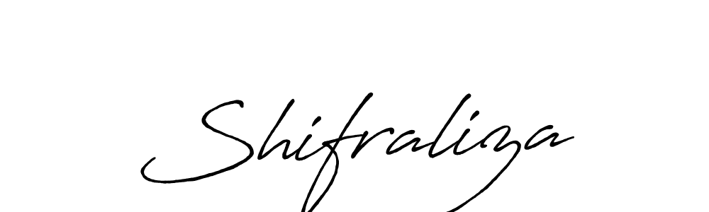It looks lik you need a new signature style for name Shifraliza. Design unique handwritten (Antro_Vectra_Bolder) signature with our free signature maker in just a few clicks. Shifraliza signature style 7 images and pictures png