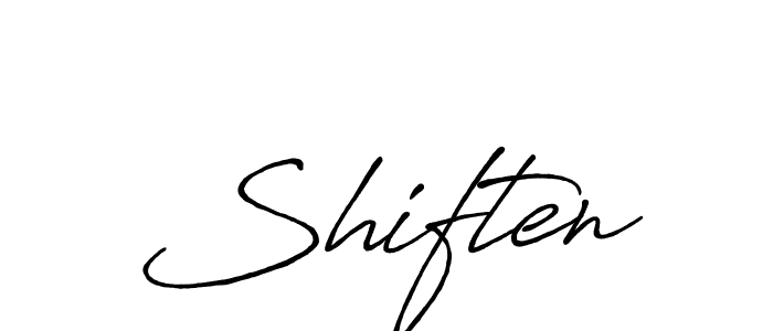 It looks lik you need a new signature style for name Shiften. Design unique handwritten (Antro_Vectra_Bolder) signature with our free signature maker in just a few clicks. Shiften signature style 7 images and pictures png
