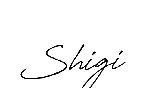 How to make Shigi name signature. Use Antro_Vectra_Bolder style for creating short signs online. This is the latest handwritten sign. Shigi signature style 7 images and pictures png