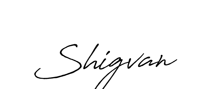 Design your own signature with our free online signature maker. With this signature software, you can create a handwritten (Antro_Vectra_Bolder) signature for name Shigvan. Shigvan signature style 7 images and pictures png