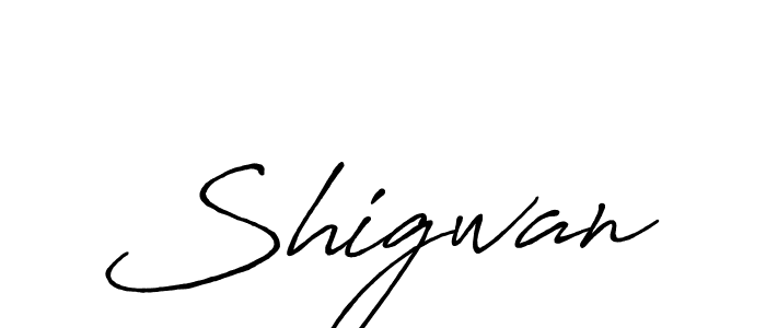 Once you've used our free online signature maker to create your best signature Antro_Vectra_Bolder style, it's time to enjoy all of the benefits that Shigwan name signing documents. Shigwan signature style 7 images and pictures png