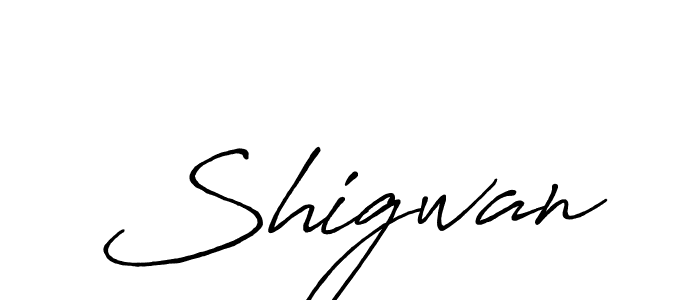 Once you've used our free online signature maker to create your best signature Antro_Vectra_Bolder style, it's time to enjoy all of the benefits that Shigwan name signing documents. Shigwan signature style 7 images and pictures png