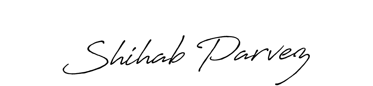 Make a beautiful signature design for name Shihab Parvez. Use this online signature maker to create a handwritten signature for free. Shihab Parvez signature style 7 images and pictures png