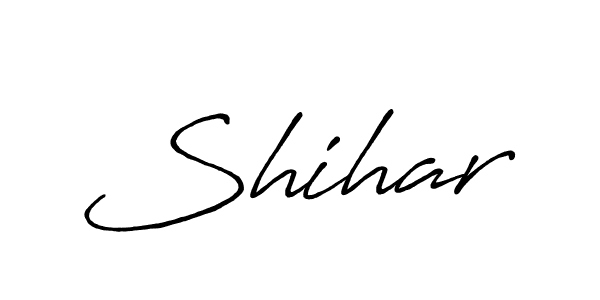 Shihar stylish signature style. Best Handwritten Sign (Antro_Vectra_Bolder) for my name. Handwritten Signature Collection Ideas for my name Shihar. Shihar signature style 7 images and pictures png