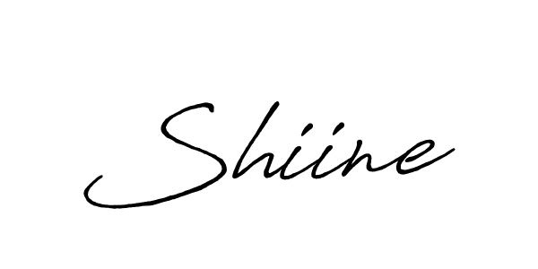 Also we have Shiine name is the best signature style. Create professional handwritten signature collection using Antro_Vectra_Bolder autograph style. Shiine signature style 7 images and pictures png