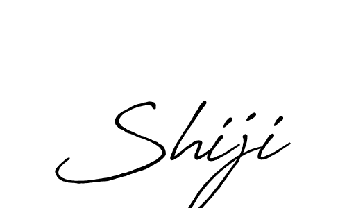 Design your own signature with our free online signature maker. With this signature software, you can create a handwritten (Antro_Vectra_Bolder) signature for name Shiji. Shiji signature style 7 images and pictures png